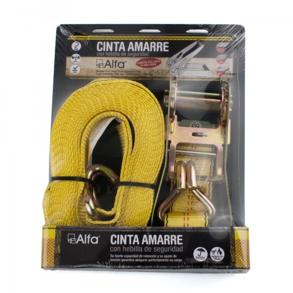 Cinta amarre g/cerrados 8,0 m.x5,0 cm.