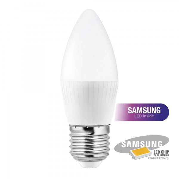 Bomb.led samsung vela e27 5w.neutra (caja de 10 unidades)