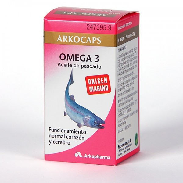Arkocapsulas Omega 3 Aceite de Pescado 50 Perlas