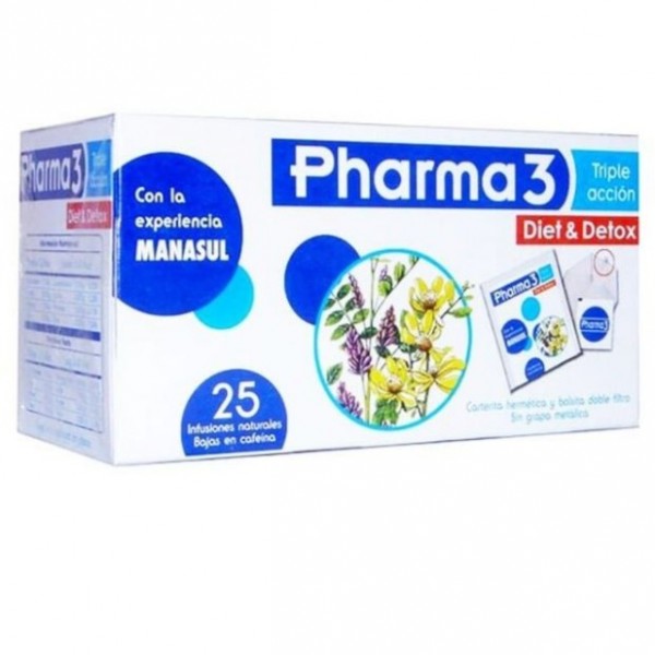 Pharma 3 Diet Detox 25 Bolsitas