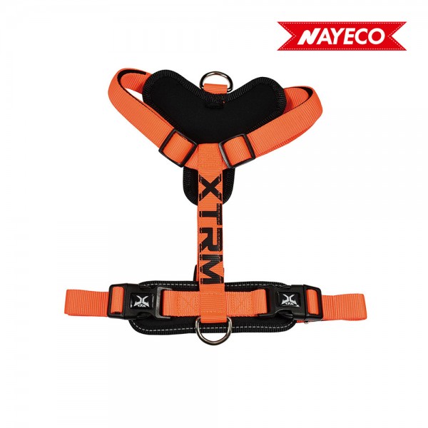 Arnés x-trm cronos neon flash naranja, t-l 25 mm x 60-100 cm