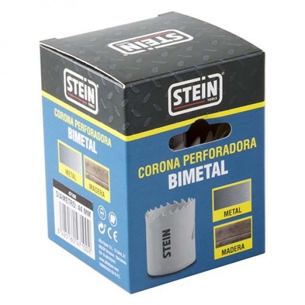 Corona stein perforadora bimetal 38 mm.