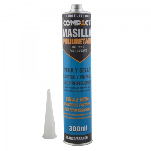 Masilla poliuretano flexib.300ml. marron