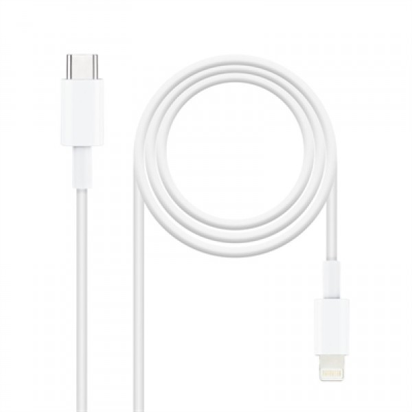 Nanocable cable lightning a usb-c 0,5 metros