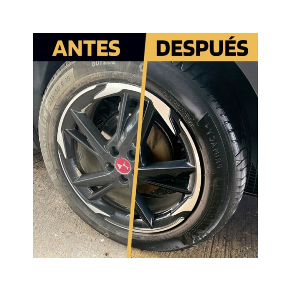 Billionaire All Wheel Cleaner Spray Limpia Llantas para Coche y Moto Descontaminante Aroma a Piruleta 750ml