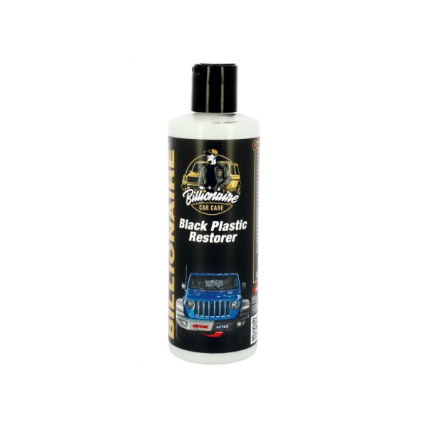 Billionaire Black Plastic Restorer Gel Recuperador de Plástico Restaurador Recupera el Brillo Original 300ml