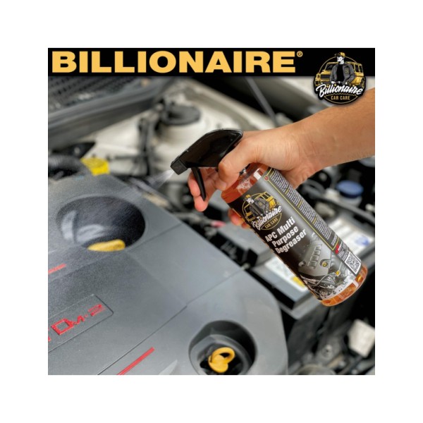 Billionaire APC Multi Purposa Degreaser Limpiador Multiusos para Motor de Coche Elimina la Grasa y Aceites 500ml