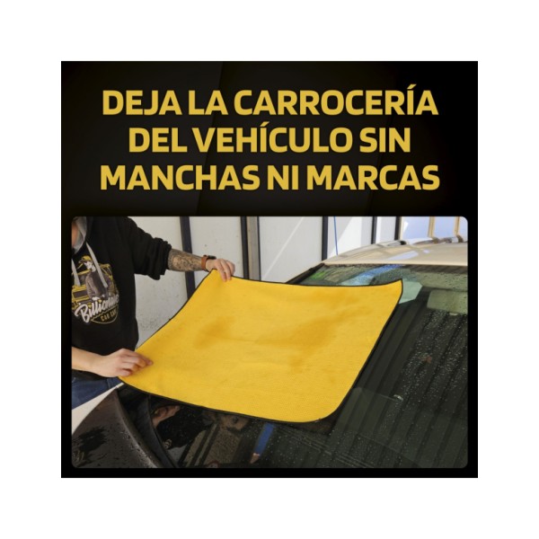 Toalla de Secado Premium Billionaire Drying Towel Bayeta Diseñada para Super Absorción 360 gsm Extra Grande 55 x 76 cm