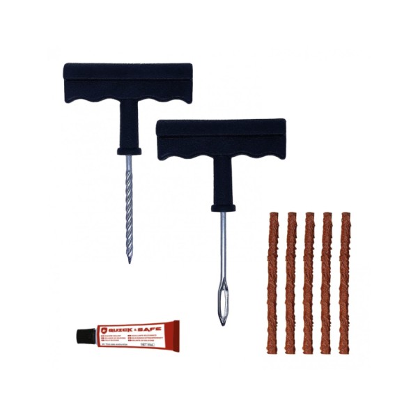 Kit Repara Pinchazos Equipo de Reparación de Neumáticos