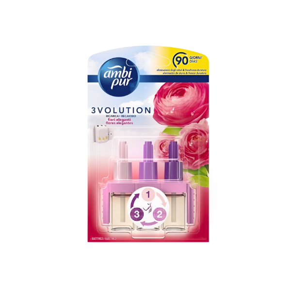 Ambi Pur 3Volution recambio ambientador Flores Elegantes 1 ud