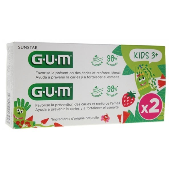 GUM Kids Gel Dentifrico 2x50 ml Promo