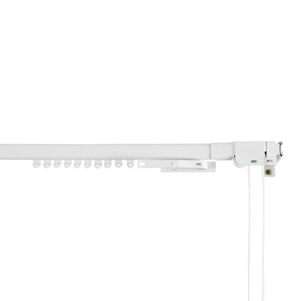 Riel reforzado blanco extensible de 70 - 120 cm