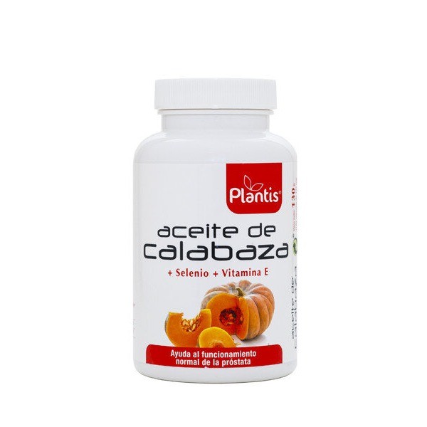 Aceite calabaza + selenio + vitamina E plantis180cap