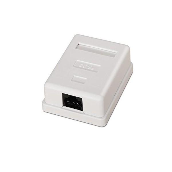 Nanocable roseta superficie cat.6 utp 1 toma