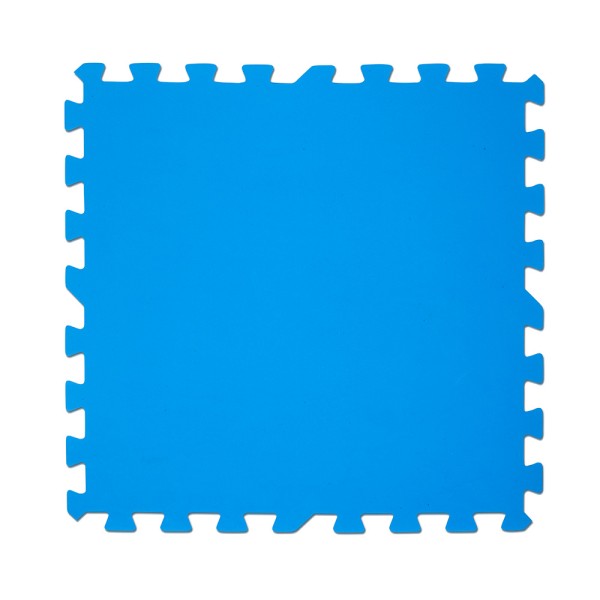 Suelo protector de piscinas 9 piezas, 500 x 500 x 4,5 mm