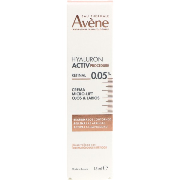 Avene Hyaluron Activ Crema Ojos y Labios 15ml