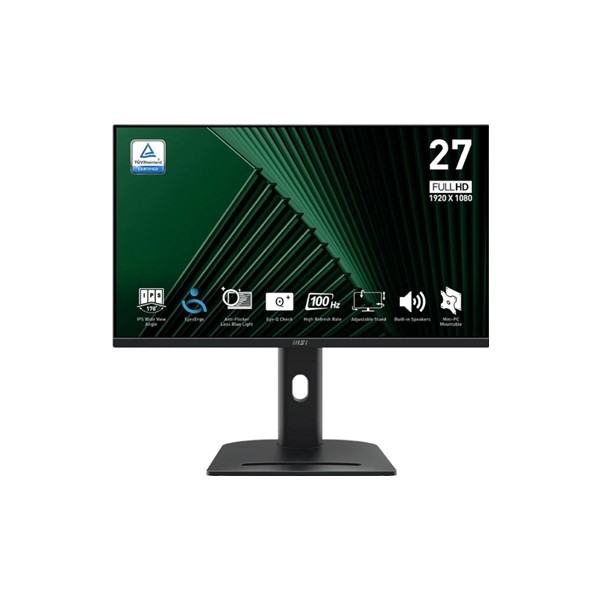 Msi mp275pg monitor 27"100h vga hdmi dp  mm aa