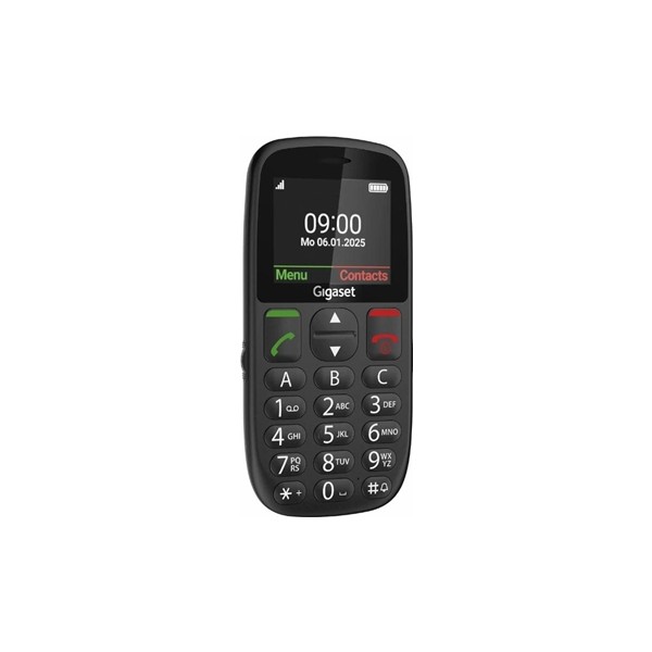 Gigaset móvil senior gl395 2.2" sim negro